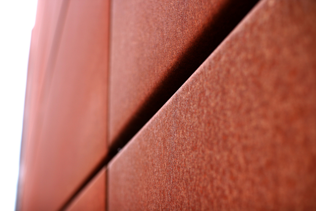Corten steel detail