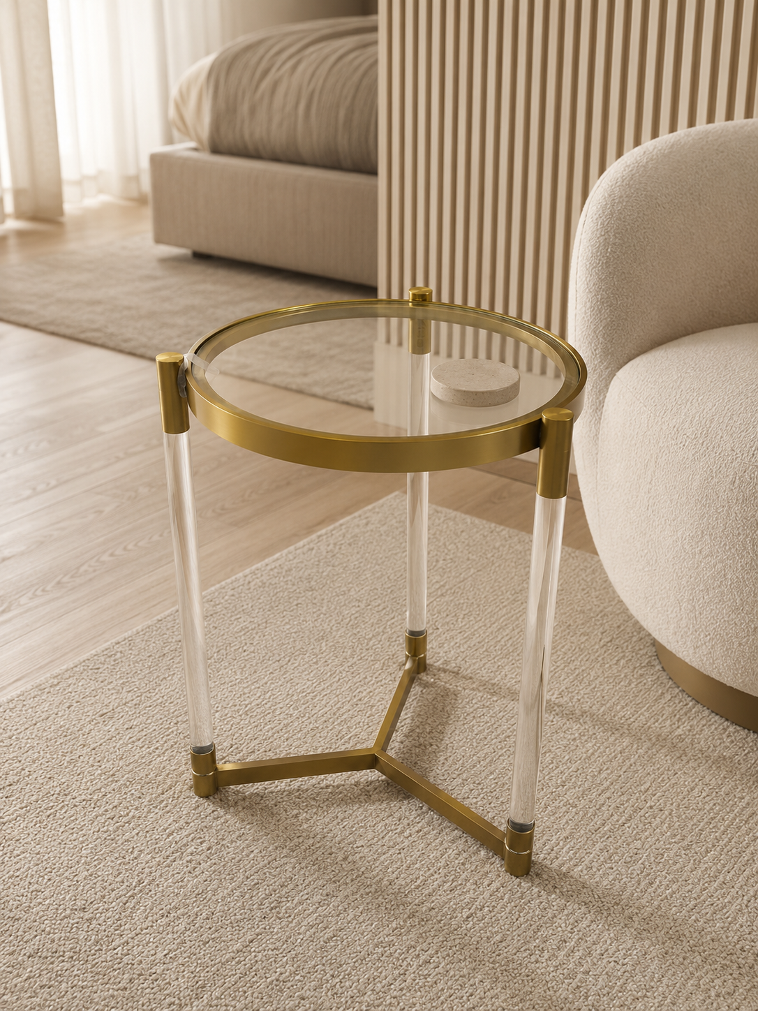 Rose Gold Coffee Table