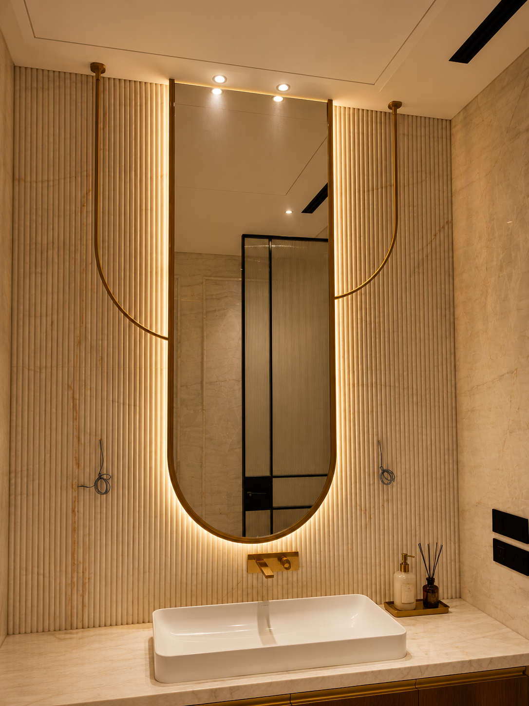 Backlit Bathroom Mirror