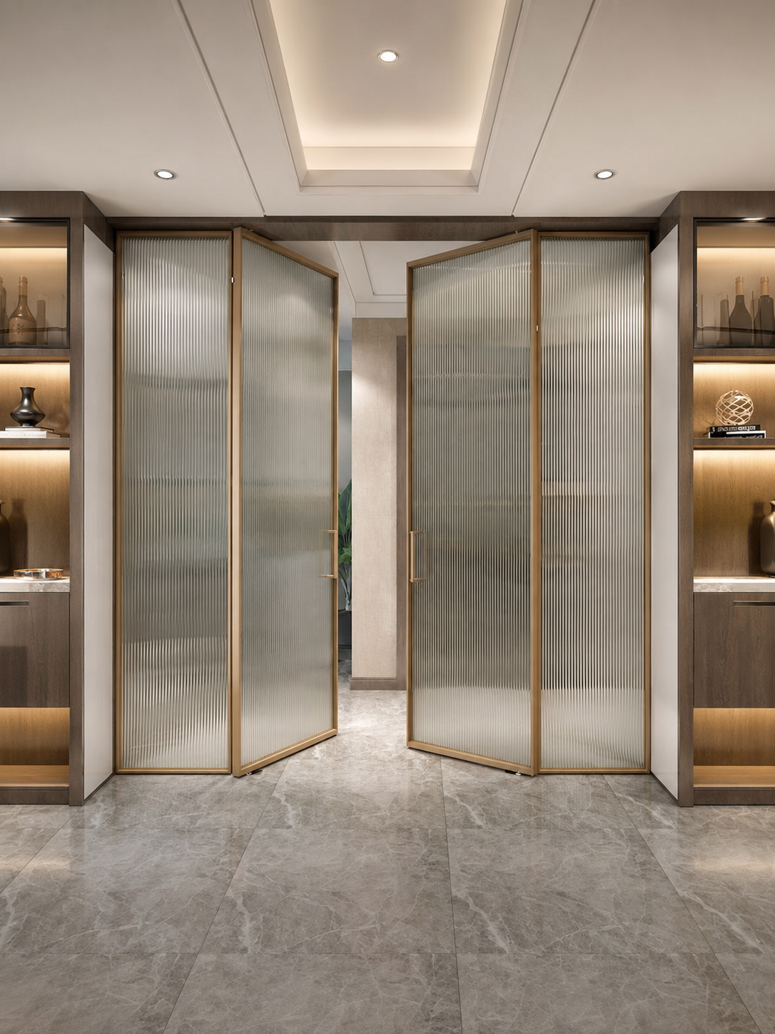 Rose Gold Frameless Suite